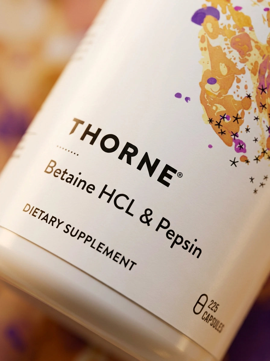 Betaine HCL / Pepsin 225 Capsules