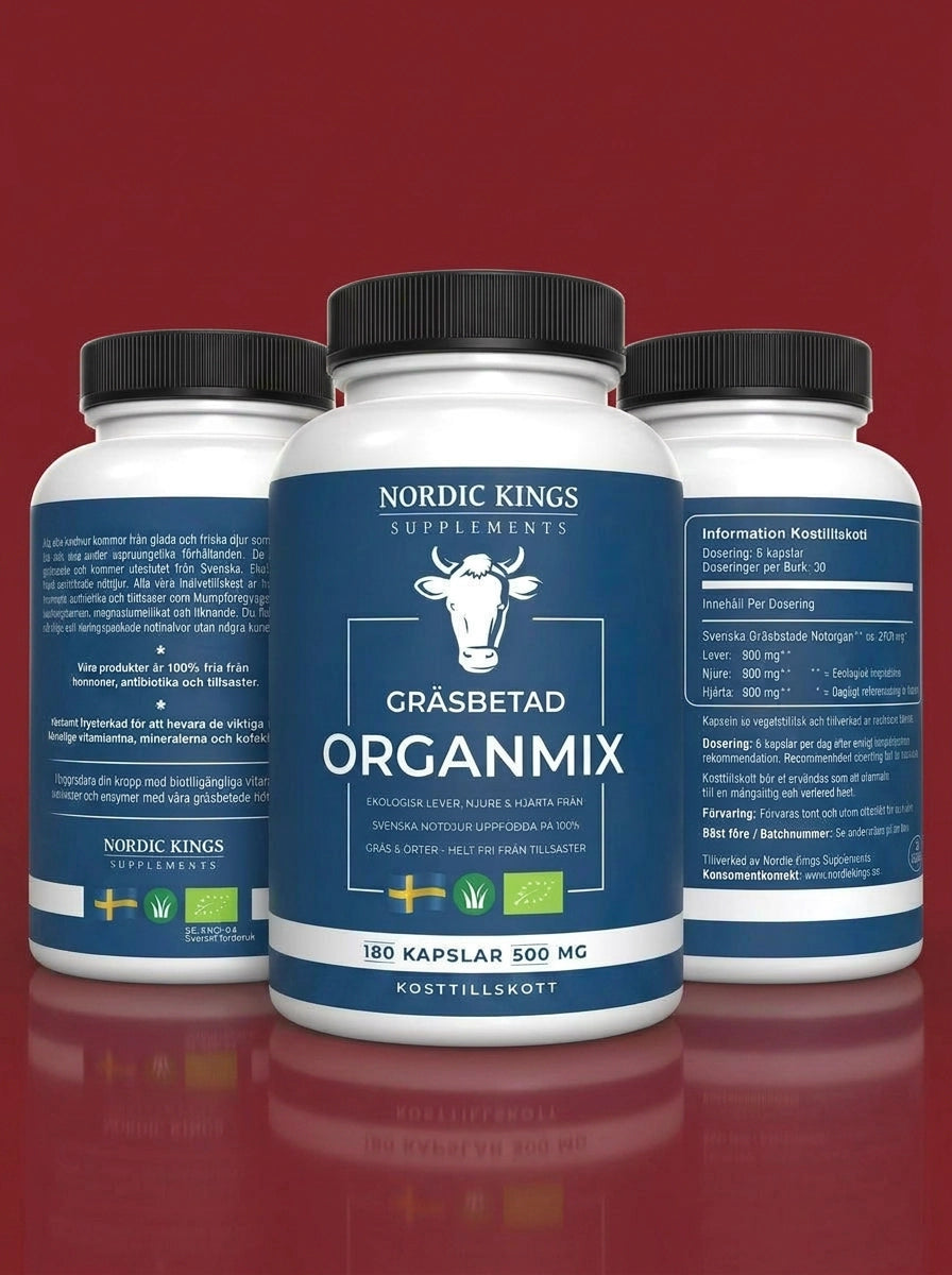 Grass-Fed Organ Mix Organic 180 Capsules